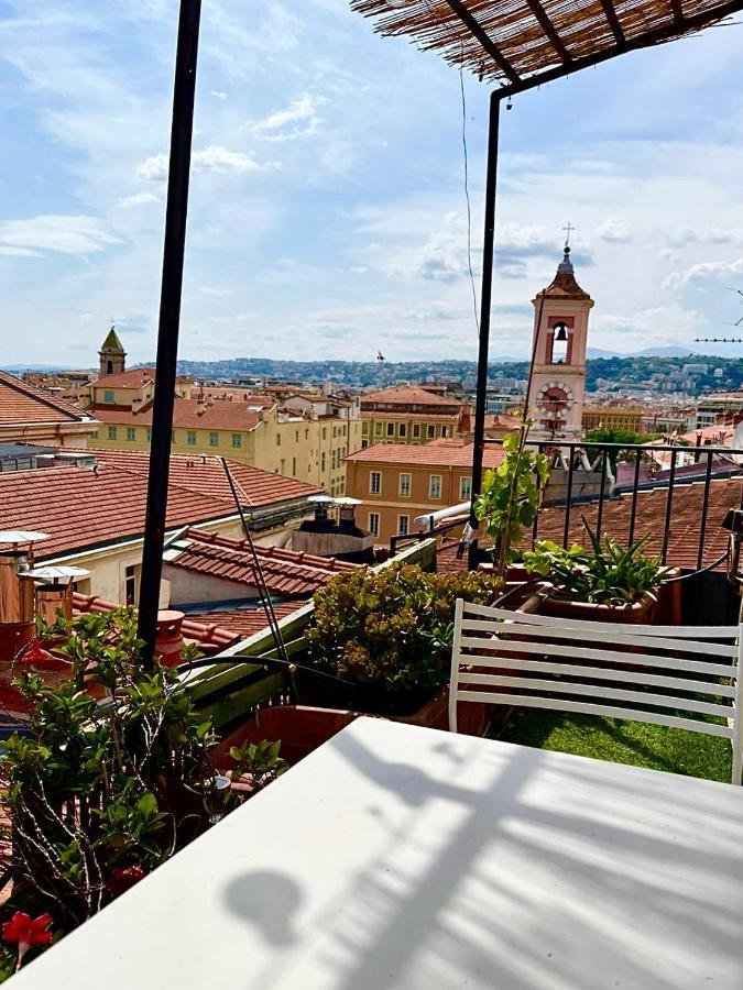 Cosy Penthouse Old Town Sea View Little Terraces Air Conditionned Nice Eksteriør bilde